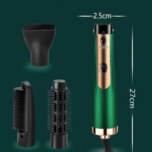 Professzionális negatív ionos 3 az 1-ben forró levegős hajszárító és hajegyenesítő fésű 3000 W - RE2061 (BBV) - Image 6