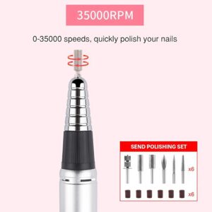 SML master nails pofesszionális elektromos csiszológép pedállal – tökéletes körömápolás rosegold színben (BBV) - Image 7