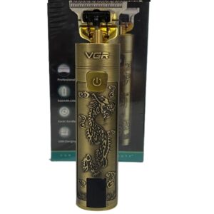 VGR-V076 LED kijelzős gravírozott hajnyíró titánium pengével és cserélhető fejekkel (BBV) - Image 6