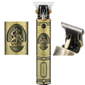 VGR-V85 gravírozott hajnyíró titánium pengével, cserélhető precíziós vágó fejekkel (FX) (BBV) - Image 3