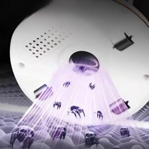 3 az 1-ben Kézi Porszívó UV Fénnyel – Hordozható Atkák és Baktériumok Eltávolítására, 120W teljesítménnyel (BBV) - Image 4