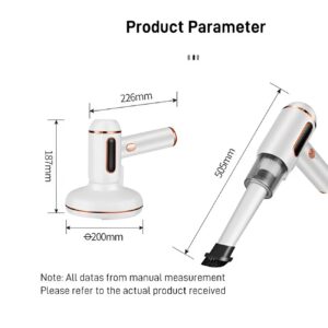 3 az 1-ben Kézi Porszívó UV Fénnyel – Hordozható Atkák és Baktériumok Eltávolítására, 120W teljesítménnyel (BBV) - Image 8