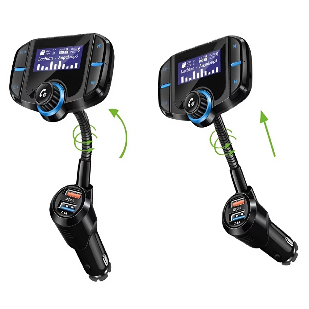 Bluetooth autós FM transzmitter BT70 – kihangosító és MP3 zenelejátszó ...