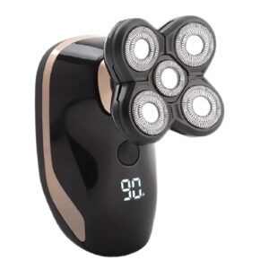 Boxili ötfejes prémium elektromos vezeték nélküli borotva – digitális kijelzővel a tökéletes borotválkozásért (BBM) - Image 13