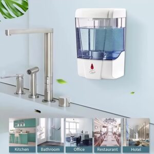 Érintés nélküli automata fali szappan- és kézfertőtlenítő adagoló – 700 ml Kapacitással (BBV) - Image 4