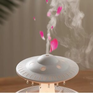 Esőcsepp mushroom design aromaterápiás diffúzor – 350 ml-es ultrahangos illóolaj párásító távirányítóval (BBJH)(BBD) - Image 5