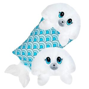 Fluffaluff fóka pets ultra puha szunyókáló plüss párna – tökéletes ölelhető alvópárna gyermekeknek (FX) (BBM) - Image 6