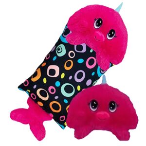 Fluffaluff halacska pets ultra puha szunyókáló plüss párna – tökéletes ölelhető alvópárna gyermekeknek (FX) (BBM) - Image 7