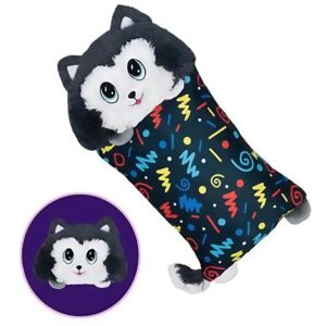 Fluffaluff husky pets ultra puha szunyókáló plüss párna – tökéletes ölelhető alvópárna gyermekeknek (FX) (BBM) - Image 8