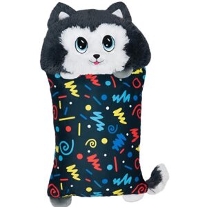 Fluffaluff husky pets ultra puha szunyókáló plüss párna – tökéletes ölelhető alvópárna gyermekeknek (FX) (BBM) - Image 7