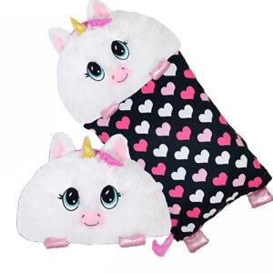 Fluffaluff unikornis pets ultra puha szunyókáló plüss párna – tökéletes ölelhető alvópárna gyermekeknek (BBM) - Image 11