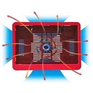 Hordozható laptop hűtőpad – erőteljes ventilátoros hűtőrendszerrel az optimális hűtéséhez 17”-os laptopokig (BBV) - Image 3
