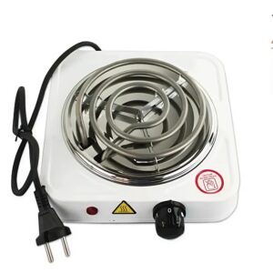 Hot Plate – kompakt egyégős elektromos főzőlap fehér színben 1000W (FX) (BBV) - Image 4