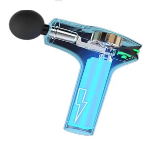 Intenzív kézi akkumulátoros izommasszírozó – 8 sebességfokozat és 5 darab masszázsfejjel a fájdalom enyhítésére (BBV) - Image 4