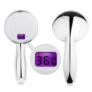 LCD kijelzős víztakarékos zuhanyfej beépített hőmérővel – Intelligens vízkezelés és pontos hőmérséklet-ellenőrzés (BBV) - Image 5