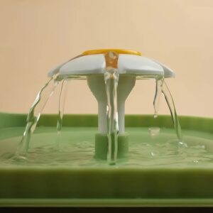 Prémium megemelt automata macska vízszökőkút rozsdamentes acél tálkával (BBM) - Image 3