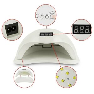 Professzionális 48W LED UV körmös lámpa időzítővel és LED kijelzővel– gyors és hatékony manikűrhöz és pedikűrhöz (BBV) - Image 6