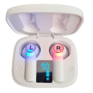 Sound-Luxe  – Vezeték nélküli Bluetooth sztereó fülhallgató, beépített mikrofonnal, LED kijelzővel, vízálló, töltő dokkolóval TWS-320 (BBV) - Image 4