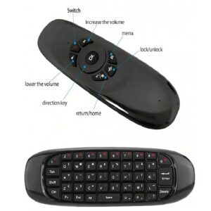 Univerzális vezeték nélküli mini billentyűzet és egér távirányító – tökéletes megoldás TV-hez és okos eszközökhöz (THM) (BBV) - Image 7