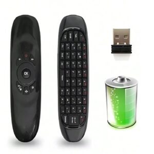Univerzális vezeték nélküli mini billentyűzet és egér távirányító – tökéletes megoldás TV-hez és okos eszközökhöz (THM) (BBV) - Image 4