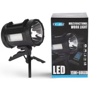 Kültéri napelemes, hordozható erős fényű keresőlámpa, kempinglámpa power bank konzollal - TY-851 (BBJH) - Image 9