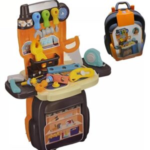 4 az 1-ben 26 részes gyerek barkácskészlet szerszámos bőröndben – kreatív és fejlesztő játék (BBJ) - Image 3