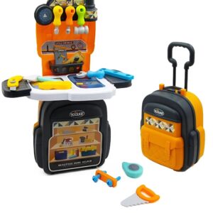 4 az 1-ben 26 részes gyerek barkácskészlet szerszámos bőröndben – kreatív és fejlesztő játék (BBJ) - Image 5