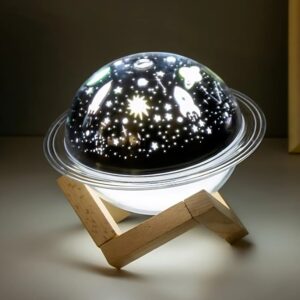 Hangulatos projektoros aromaterápiás párologtató éjszakai fény - 230 ml (BBV) - Image 5