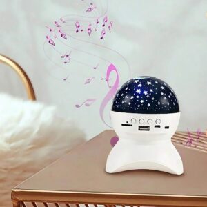 LED csillagos égbolt projektor bluetooth hangszóróval és telefonos vezérléssel – varázslatos éjszakai fény (BBD) (BBV) - Image 3