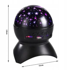 LED csillagos égbolt projektor bluetooth hangszóróval és telefonos vezérléssel – varázslatos éjszakai fény (BBD) (BBV) - Image 5