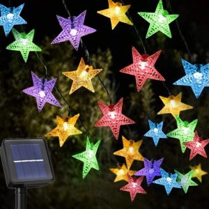 Napelemes csillagformájú színes LED fényfüzér – 20 LED, 5 méter karácsonyi dekoráció (BBV) - Image 9