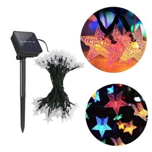 Napelemes csillagformájú színes LED fényfüzér – 20 LED, 5 méter karácsonyi dekoráció (BBV) - Image 3