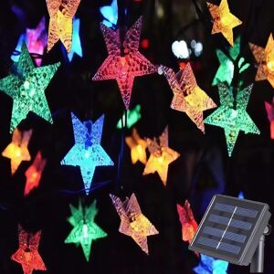 Napelemes csillagformájú színes LED fényfüzér – 20 LED, 5 méter karácsonyi dekoráció (BBV) - Image 7