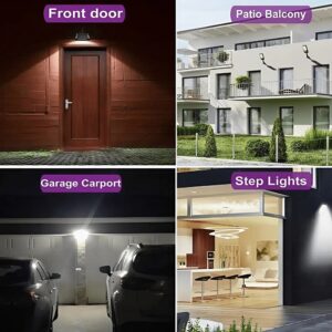 Napelemes, osztott fali lámpa GL-12COB – energiatakarékos, mozgásérzékelős kültéri világítás (BBV) - Image 5