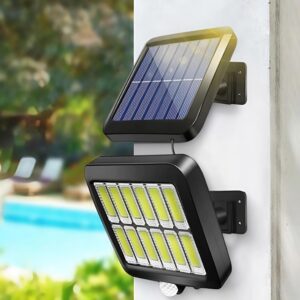 Napelemes, osztott fali lámpa GL-12COB – energiatakarékos, mozgásérzékelős kültéri világítás (BBV) - Image 3