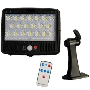 XG-T31 napelemes RGB + Fehér LED lámpa - mozgásérzékelős, távirányítós, kültéri világítás (BBV) - Image 4