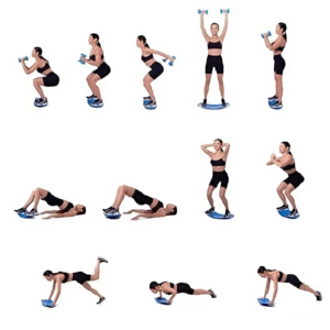 Fitness egyensúlyozó deszka - feszesíti a hasfal- és a lábizmokat (BBV) - Image 9