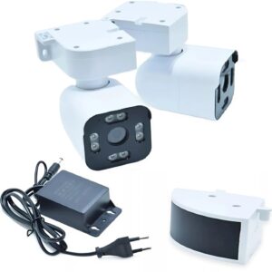 180°-os széles látószögű, dupla kamerás, színes WiFi biztonsági kamera (BBV) - Image 3