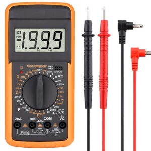 Digitális multiméter kihajtható támasztékkal, nagy kijelzővel (BBL) - Image 8