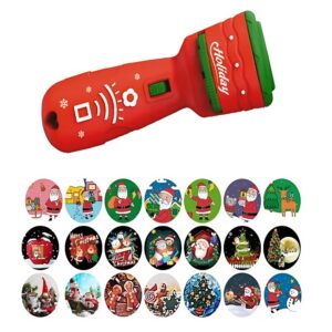 Gyerek mikulás karácsonyi projektor zseblámpa –  ünnepi fényjáték (BBJ) (FX) - Image 3