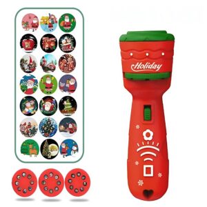 Gyerek mikulás karácsonyi projektor zseblámpa –  ünnepi fényjáték (BBJ) (FX) - Image 5