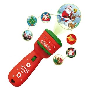 Gyerek mikulás karácsonyi projektor zseblámpa –  ünnepi fényjáték (BBJ) (FX) - Image 10