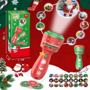 Gyerek mikulás karácsonyi projektor zseblámpa –  ünnepi fényjáték (BBJ) (FX) - Image 4