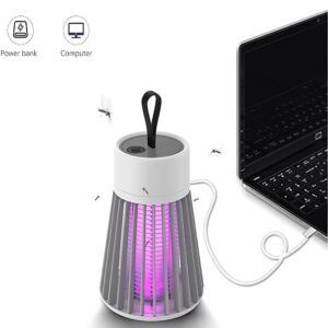 Hordozható elektromos szúnyogriasztó lámpa – tölthető, elektromos csapda beltéri és kültéri használatra (BBJH) - Image 5