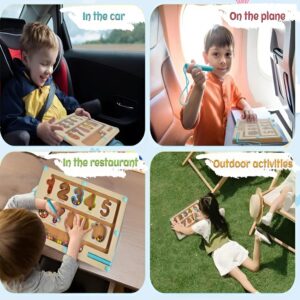 Montessori interaktív mágneses számlabirintus – oktató és fejlesztő játék gyerekeknek (BBJ) - Image 5