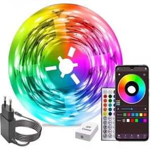 10m RGB Smart LED szalag – távirányítóval és mobilalkalmazásos vezérléssel (BBD) - Image 3