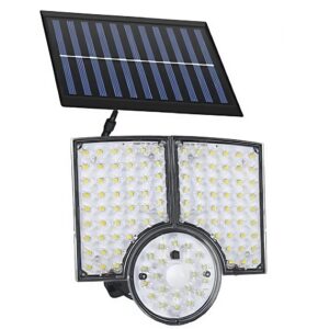 Állítható fejes kültéri napelemes mozgásérzékelős lámpa – energiahatékony és időjárásálló világítás (BBL) (BBJH) - Image 5