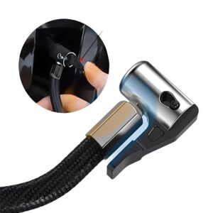 12V DC hordozható autós kompresszor – gyors gumiabroncs felfújás otthonra és út során-CZK-3634 (BBD) (G) - Image 7