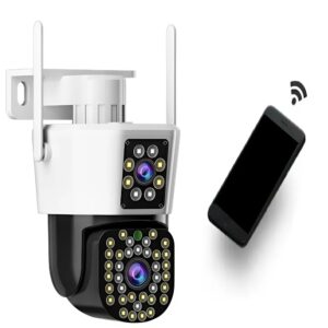 360° automatikus nyomkövető 6 MP Wifi IP kamera – smart home vezeték nélküli biztonsági megfigyelő kamera JT-8293 (BBV) - Image 7