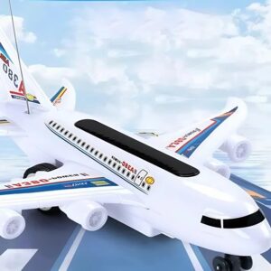 A38 távirányítós repülőgép gyerekeknek – valósághű kialakítás hang- és világítás effektekkel (BBJ) - Image 4